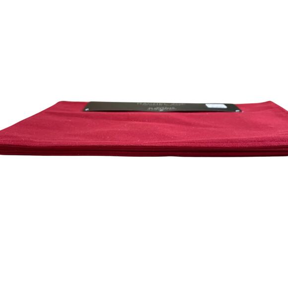 6pc Rachel Zoe Holiday Red Sparkle Placemats 13x19 Chic Christmas Decor New - Picture 4 of 12